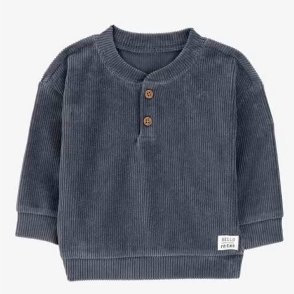 Carters Ribbed Velour Set - Picture 2 of 9